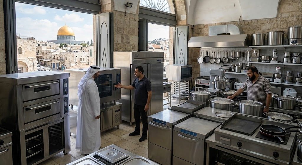 فريق عمل محترف يقوم بأعمال فحص ومعاينة ونقل معدات المطاعم والمقاهي بدقة وأمان باستخدام أحدث سيارات النقل ضمن خدمات شراء معدات مطاعم حي القدس لضمان تقديم أفضل التقييمات وسرعة الإنجاز وراحة العملاء.